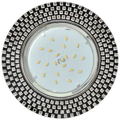Встраиваемый светильник Ecola H4 5319 GX53 Чёрный FX53RMECB