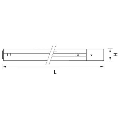 Шинопровод встраиваемый Lightstar Barra 501028