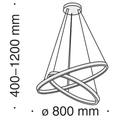 Подвесной светильник Rim MOD058PL-L74B4K Maytoni