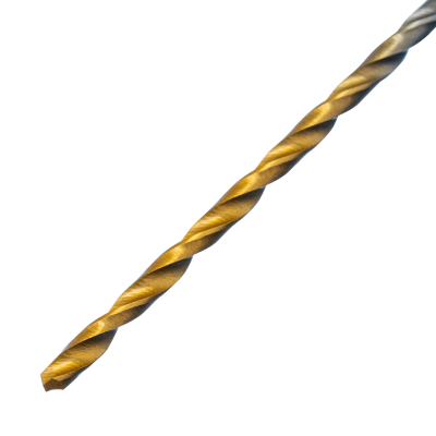 Сверло спиральное по металлу 2 х 86 мм Р6М5, Golden Tip, удлиненное, 2шт. Denzel 718245