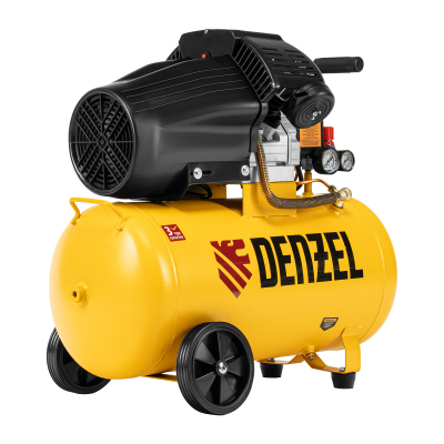 Компрессор воздушный прям. привод DCV1800/50, 1,8 кВт, 50 литров, 320 л/мин Denzel 58168