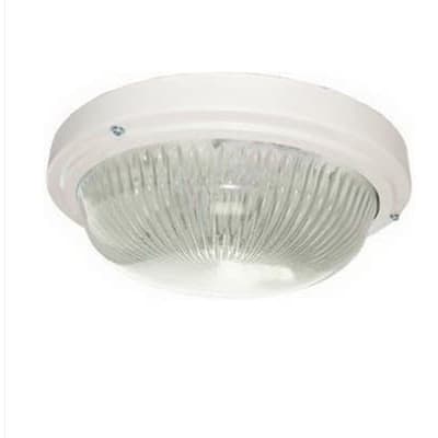 Ecola Light GX53 LED ДПП 03-18-003 светильник Круг накладной 3*GX53 прозр стекло IP65 белый 280х280х90 TR53T3ECR