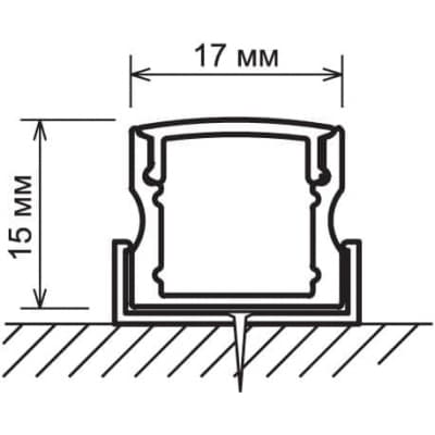 Профиль для светодиодной ленты Elektrostandard LL-2-ALP001-R
