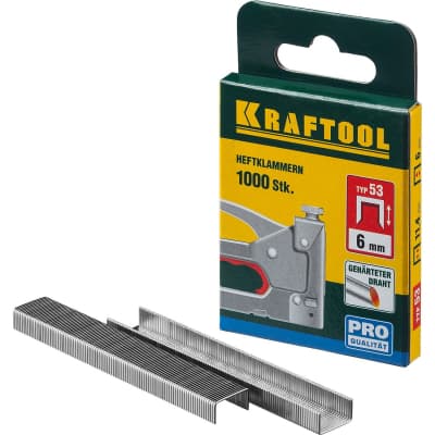 Скобы супертвердые KRAFTOOL скобы тип 53, 18 мм, 31670-18