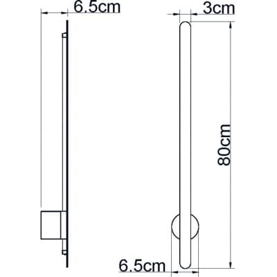 Настенный светильник Italline IT08-8020 black