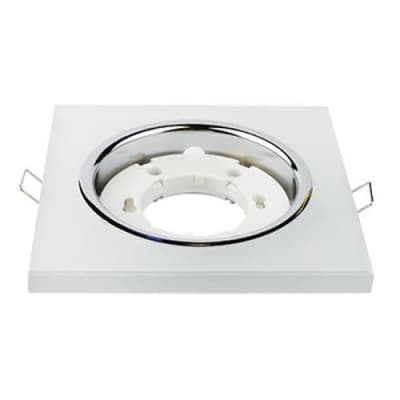 Светильник встраиваемый GX53R-SMT-glass под лампу GX53 КВАДРАТ СТЕКЛО 230B матовый IN HOME 4690612014111