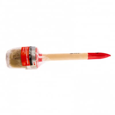 Кисть круглая, Профи №16 (55 мм), натуральная щетина, деревянная ручка MTX 82053