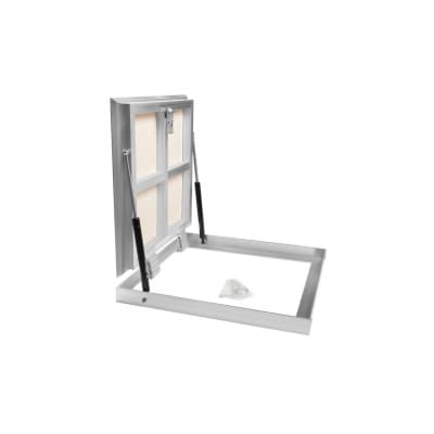 Люк под плитку ПЕРИМЕТР 600х900 мм напольный, коробом (незаполняемый, с амортизаторами и фиксирующими элементами)