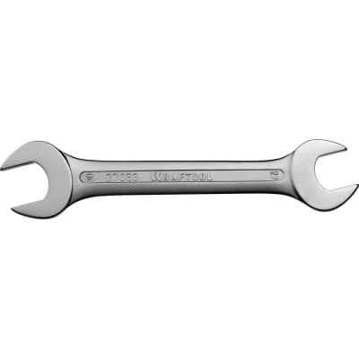 Гаечный ключ рожковый KRAFTOOL 27х30 мм, Cr-V сталь, хромированный 27033-27-30