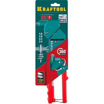 KRAFTOOL RX-7 поворотный заклепочник 360° 31176_z01
