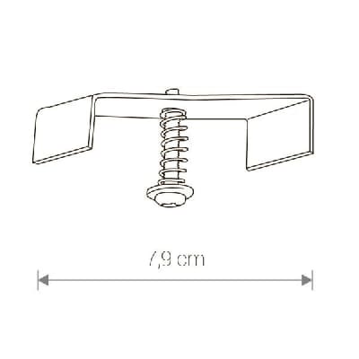 Трековое крепление Profile Recessed Fixing Set 8805 Nowodvorski