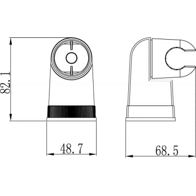 Крепление настенное Lemark поворотное для лейки(LM8009C)