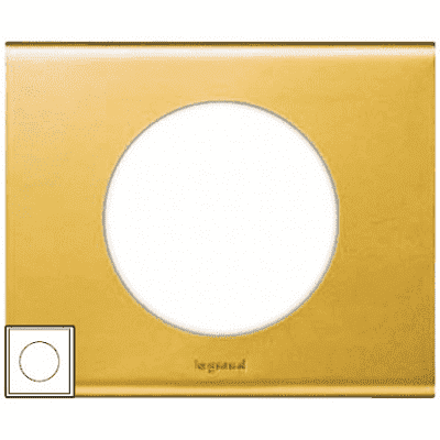 Рамка на 1 пост Legrand Celiane (2 модуля) Золото 069131