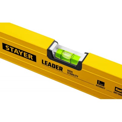 STAYER LEADER 400 мм уровень строительный фрезерованный 3466-040_z01