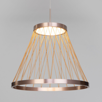 Подвесной светильник Eurosvet Cesta 40016/1 LED коричневый