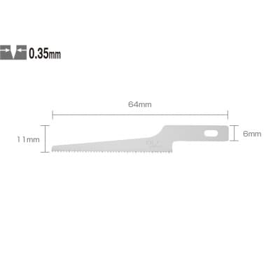 Лезвия пильные OLFA 6 мм OL-KB4-NS/3