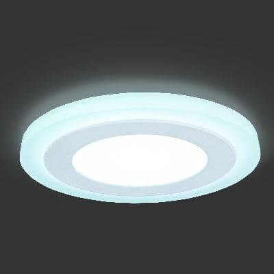 Встраиваемый светильник Gauss Backlight BL117 белый 6+3W Led 4000K