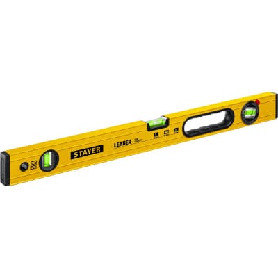 STAYER LEADER 600 мм уровень строительный фрезерованный 3466-060_z01