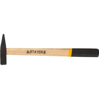 Молоток слесарный с деревянной рукояткой STAYER 100 г 2002-01