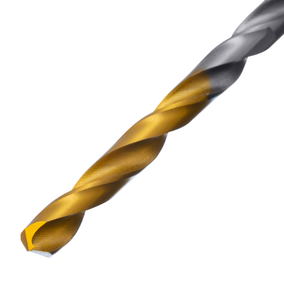 Сверло спиральное по металлу 4 x 75 мм, Р6М5, Golden Tip  Denzel 718229