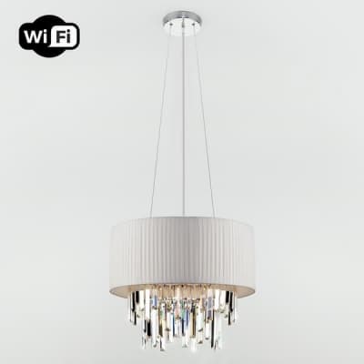 Подвесная люстра Amantea 10122/6 хром/прозрачный хрусталь Strotskis Smart (10106/6) Eurosvet