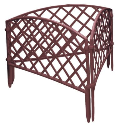 Забор декоративный Сетка, 24 х 320 см, терракот, Россия, Palisad 65026