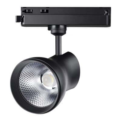 Однофазный трековый светильник IP20 LED 4000K 30W 220-240V PIRUM 358439 PORT NT20 080 черный