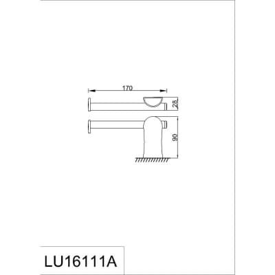 Бумагодержатель Rush Luson (LU16111А)