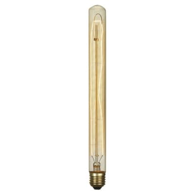 Лампа накаливания E27 60W 2700K цилиндр прозрачный GF-E-730