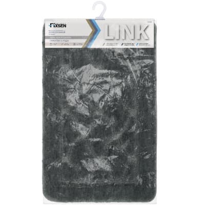 Коврик для ванной Fixsen Link  графит 50х80 см. (FX-5002V)