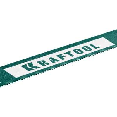 Биметаллическое гибкое полотно по металлу KRAFTOOL 18 TPI, быстрый рез, 300 мм, волнообразная разводка, 1 шт, Alligator-18 15942-18-1