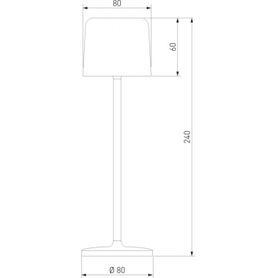 Уличная настольная лампа Elektrostandard Bitty TL70260