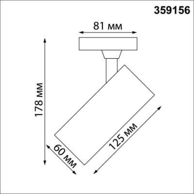 Трековый светильник Novotech Selene 359156