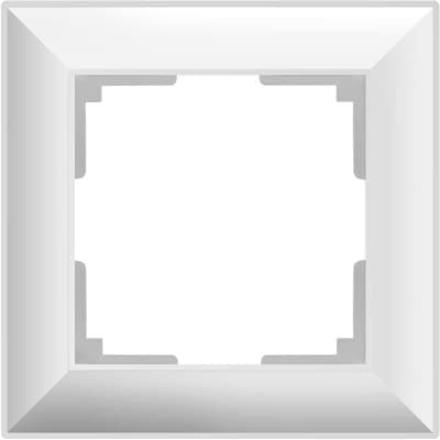 Рамка на 1 пост Werkel Fiore WL14-Frame-01 белый 4690389109034