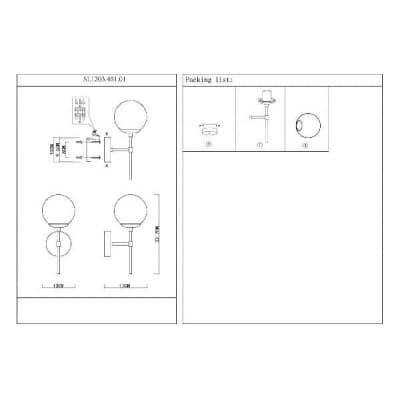 Бра Limano SL1203.401.01 ST Luce