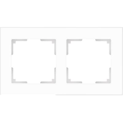 Рамка на 2 поста Werkel Favorit WL01-Frame-02  белый матовый W0021105