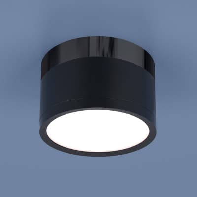 Потолочный светильник Elektrostandard DLR029 10W 4200K черный матовый/черный хром