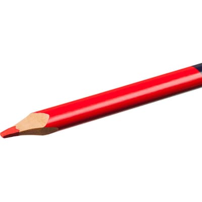 ЗУБР КС-2 Двухцветный строительный карандаш 180 мм 06310