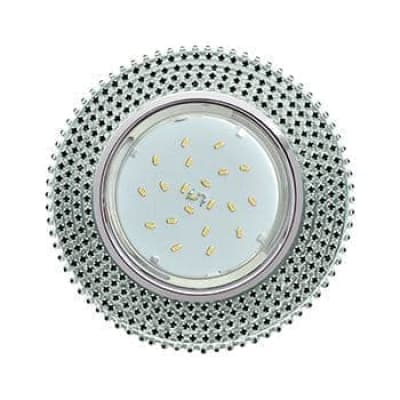 Встраиваемый светильник Ecola GX53 H4 5362 Glass хром/зеркальный/черный FB53RGECB
