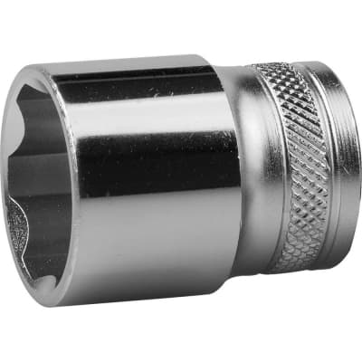 Торцовая головка KRAFTOOL 1/2", 22 мм, Cr-V сталь, хромированная 27805-22_z01