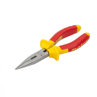 Длинногубцы прямые Insulated, 160 мм, двухкомпонентные рукоятки Matrix Professional 17101