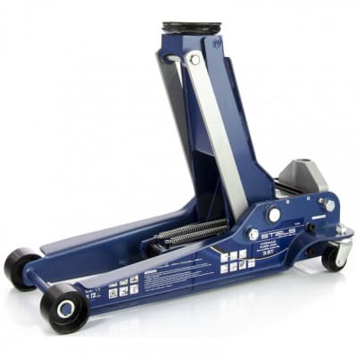 Домкрат гидравлический подкатной, быстрый подъем, 3,5т, Low Profile Quick, 100-565 мм, профессиональный Stels 51135