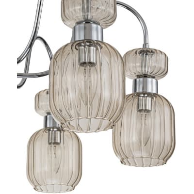 Потолочная люстра Escada Gloss 1141/6PL Chrome/Beige