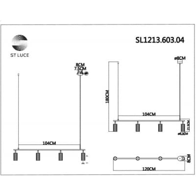 Подвесной светильник ST Luce Kendo SL1213.603.04