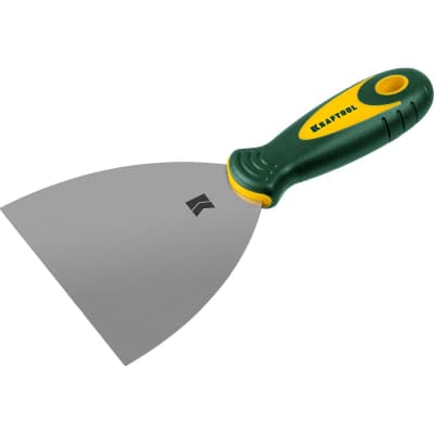 Шпательная лопатка KRAFTOOL 125 мм, нержавеющее полотно, двухкомпонентная рукоятка, 10035-125