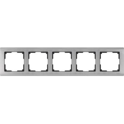 Рамка на 5 постов Werkel Metallic WL02-Frame-05 глянцевый никель 4690389059322