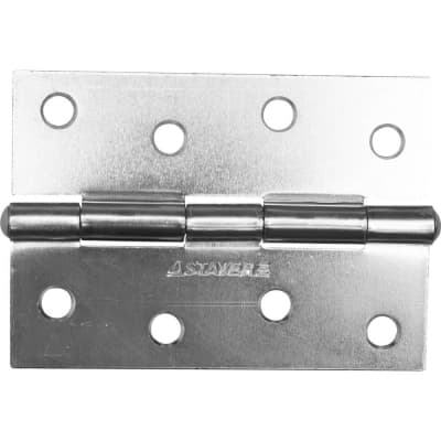 Петля универсальная STAYER 100 x 70 x 1.8 мм, 1 шт., белый цинк 37611-100-1