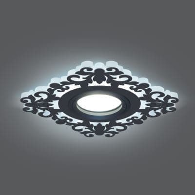Встраиваемый светильник Gauss Backlight BL129 черный GU5.3 3W Led 4000K