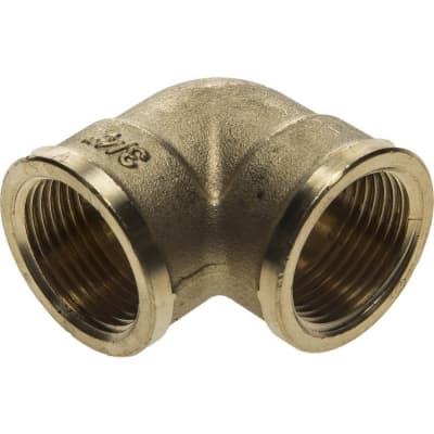 Уголок GENERAL FITTINGS 3/4", латунь, "гайка - гайка" 51073-G/G-3/4