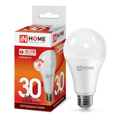 Лампа светодиодная LED-A70-VC 30Вт 230В Е27 6500К 2700Лм IN HOME 4690612024165